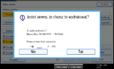 Ilustracja ekranu panela operacyjnego