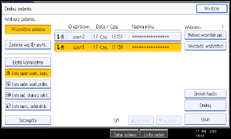 Ilustracja ekranu panela operacyjnego