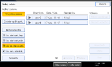 Ilustracja ekranu panela operacyjnego
