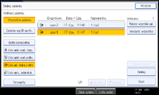 Ilustracja ekranu panela operacyjnego