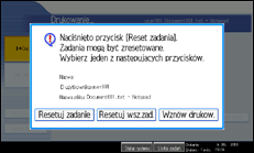 Ilustracja ekranu panela operacyjnego