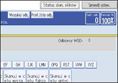 Ilustracja ekranu panela operacyjnego