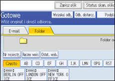 Ilustracja ekranu panela operacyjnego