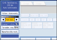 Ilustracja ekranu panela operacyjnego