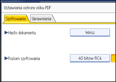 Ilustracja ekranu panela operacyjnego