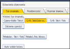 Ilustracja ekranu panela operacyjnego