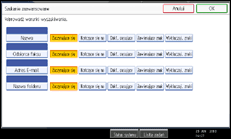 Ilustracja ekranu panela operacyjnego