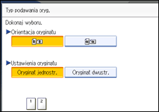 Ilustracja ekranu panela operacyjnego