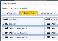 Ilustracja ekranu panela operacyjnego