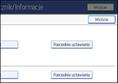 Ilustracja ekranu panela operacyjnego