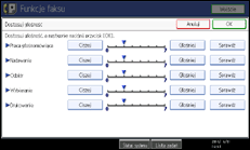 Ilustracja ekranu panela operacyjnego