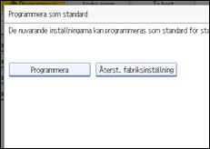 Bild av användarpanelens skärm