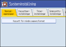 Bild av användarpanelens skärm