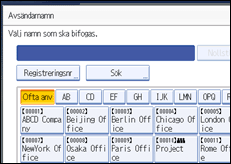 Bild av användarpanelens skärm