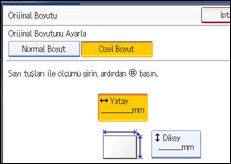 ��lem paneli ekran &ccedil;izimi
