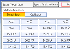 ��lem paneli ekran &ccedil;izimi