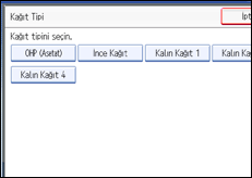 İşlem paneli ekran çizimi