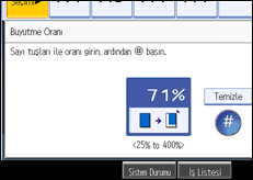 ��lem paneli ekran &ccedil;izimi