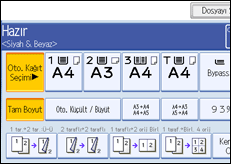 ��lem paneli ekran &ccedil;izimi