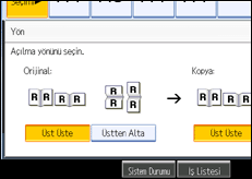 ��lem paneli ekran &ccedil;izimi