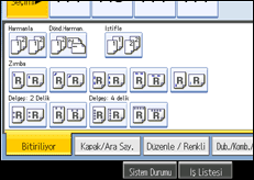 ��lem paneli ekran &ccedil;izimi