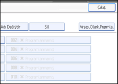 ��lem paneli ekran &ccedil;izimi