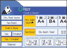 İşlem paneli ekran çizimi