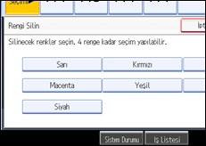 ��lem paneli ekran &ccedil;izimi