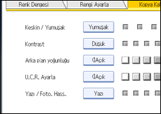 ��lem paneli ekran &ccedil;izimi