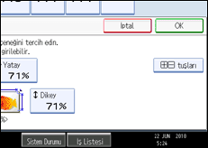��lem paneli ekran &ccedil;izimi