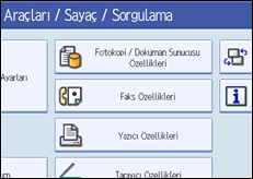 ��lem paneli ekran &ccedil;izimi