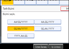 ��lem paneli ekran &ccedil;izimi