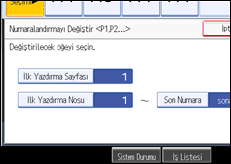 ��lem paneli ekran &ccedil;izimi