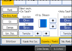 ��lem paneli ekran &ccedil;izimi