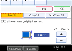 ��lem paneli ekran &ccedil;izimi