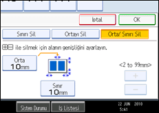 ��lem paneli ekran &ccedil;izimi