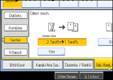 ��lem paneli ekran &ccedil;izimi