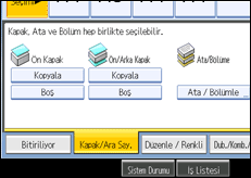 ��lem paneli ekran &ccedil;izimi