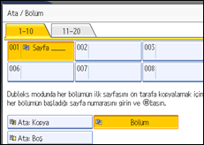 ��lem paneli ekran &ccedil;izimi