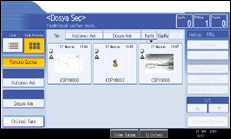 İşlem paneli ekran çizimi