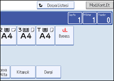 İşlem paneli ekran çizimi