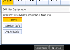 ��lem paneli ekran &ccedil;izimi