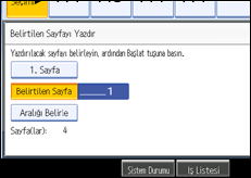 ��lem paneli ekran &ccedil;izimi