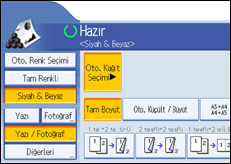 ��lem paneli ekran &ccedil;izimi