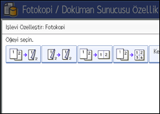 ��lem paneli ekran &ccedil;izimi