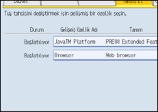 ��lem paneli ekran &ccedil;izimi