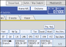 ��lem paneli ekran &ccedil;izimi