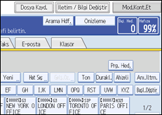 ��lem paneli ekran &ccedil;izimi