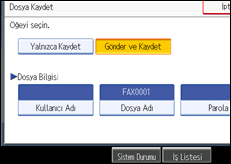��lem paneli ekran &ccedil;izimi