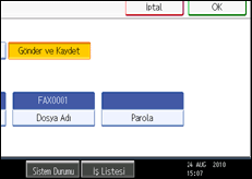 İşlem paneli ekran çizimi